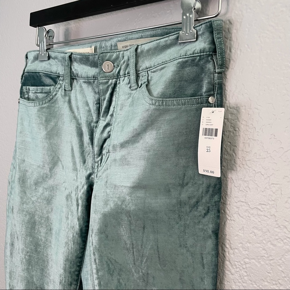 NWT PILCRO High Rise Skinny Velvet Ankle Jeans Size 25 - Picture 3 of 5